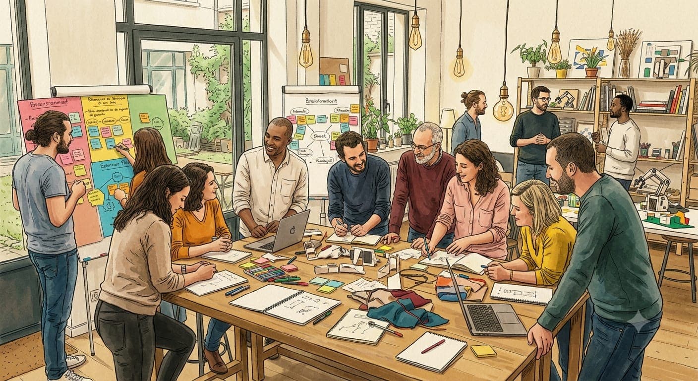 Illustration de Atelier groupe